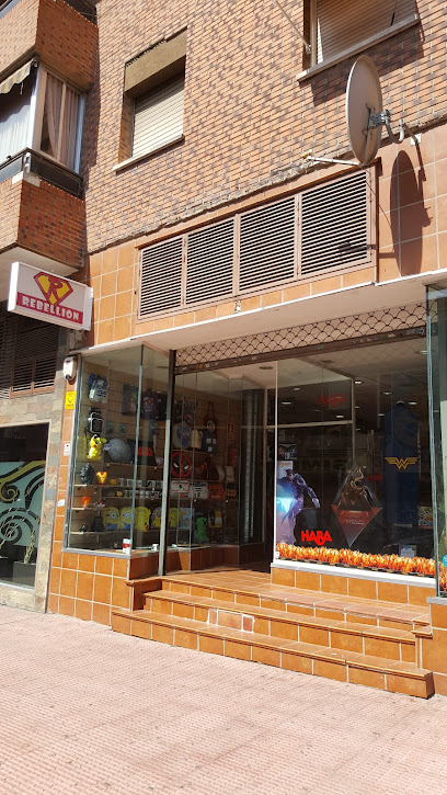 foto de una tienda friki