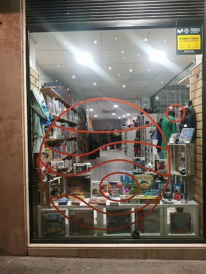 foto de una tienda friki